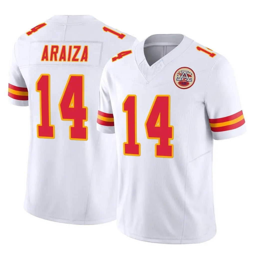 tocy KC.Chiefs #14 Matt Araiza Player White Limited Vapor F.U.S.E. Home Game Stitched Jerseys
