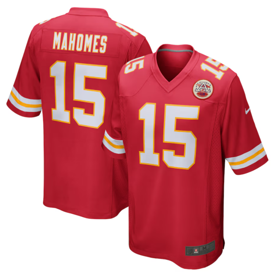 tocy KC.Chiefs #15 Patrick Mahomes Player Red Home Game Stitched Jersey