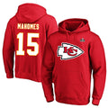 tocy KC.Chiefs #15 Patrick Mahomes Player Red Pullover Hoodies Stitched Jerseys