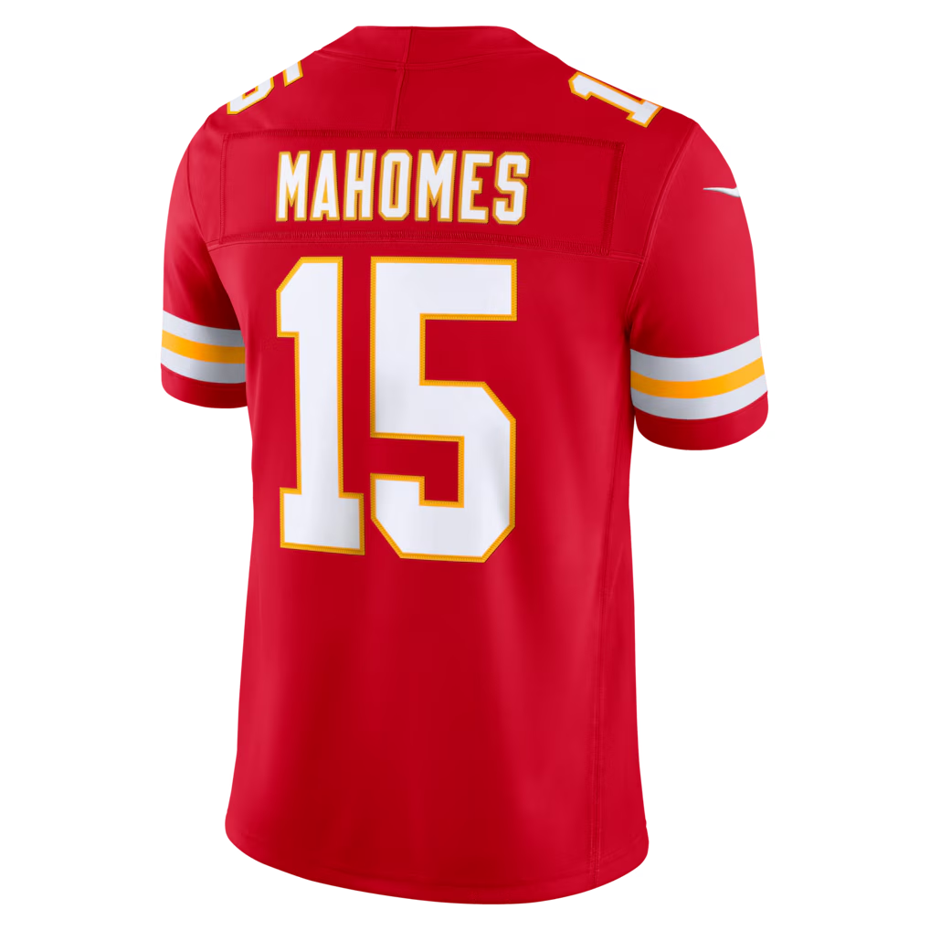 tocy KC.Chiefs #15 Patrick Mahomes Red Team Vapor F.U.S.E. Stitched Limited Jerseys