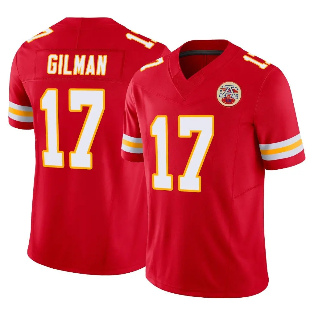 tocy KC.Chiefs #17 Alohi Gilman Player Red Limited Vapor F.U.S.E. Home Game Stitched Jerseys