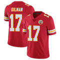 tocy KC.Chiefs #17 Alohi Gilman Player Red Limited Vapor Untouchable Home Game Stitched Jerseys