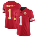 tocy KC.Chiefs #1 Xavier Worthy Player Red Limited Vapor Untouchable Home Game Stitched Jerseys