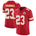 tocy KC.Chiefs #23 Drue Tranquill Player Red Limited Vapor Untouchable Home Game Stitched Jerseys