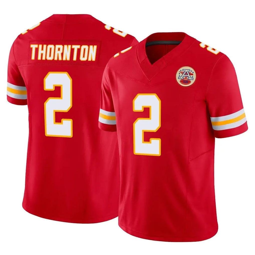 tocy KC.Chiefs #2 Tyquan Thornton Player Red Limited Vapor F.U.S.E. Home Game Stitched Jerseys