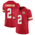 tocy KC.Chiefs #2 Tyquan Thornton Player Red Limited Vapor Untouchable Home Game Stitched Jerseys