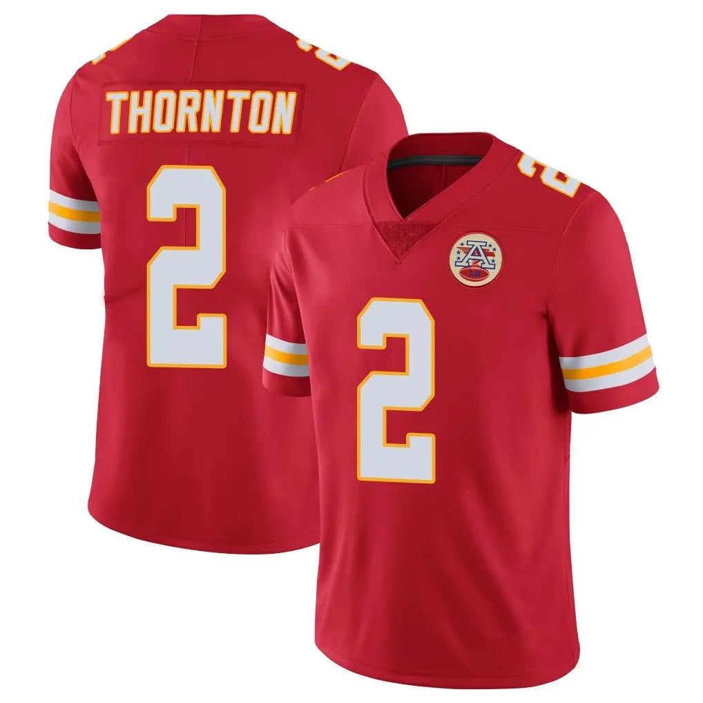 tocy KC.Chiefs #2 Tyquan Thornton Player Red Limited Vapor Untouchable Home Game Stitched Jerseys