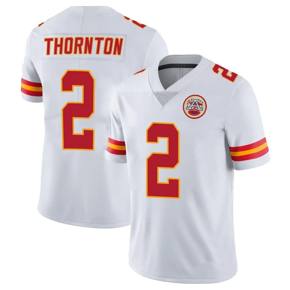 tocy KC.Chiefs #2 Tyquan Thornton Player White Limited Vapor Untouchable Home Game Stitched Jerseys
