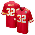 tocy KC.Chiefs #32 Marcus Allen Player Red Home Game Stitched Jerseys