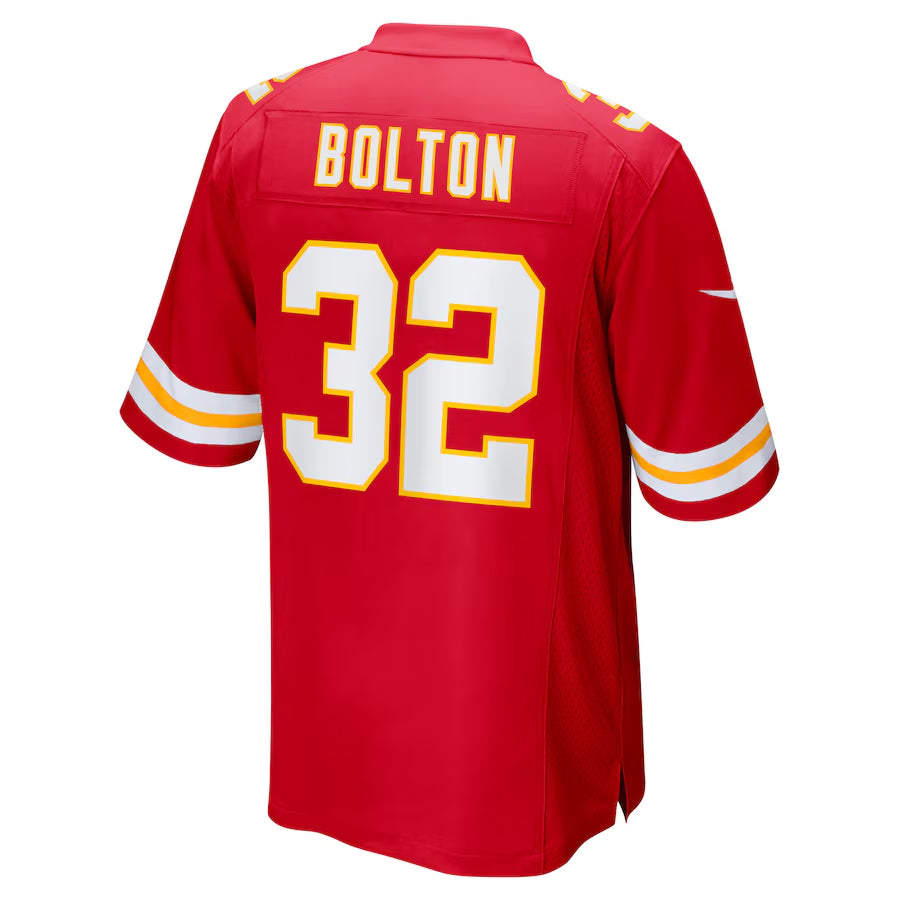 tocy KC.Chiefs #32 Nick Bolton Player Red Home Game Stitched Jerseys