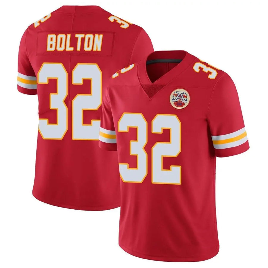 tocy KC.Chiefs #32 Nick Bolton Player Red Vapor Limited  Stitched Jerseys