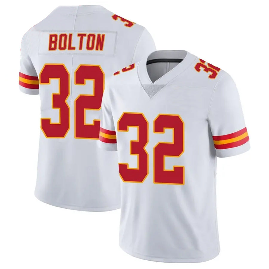 tocy KC.Chiefs #32 Nick Bolton Player White Vapor Limited Stitched Jerseys