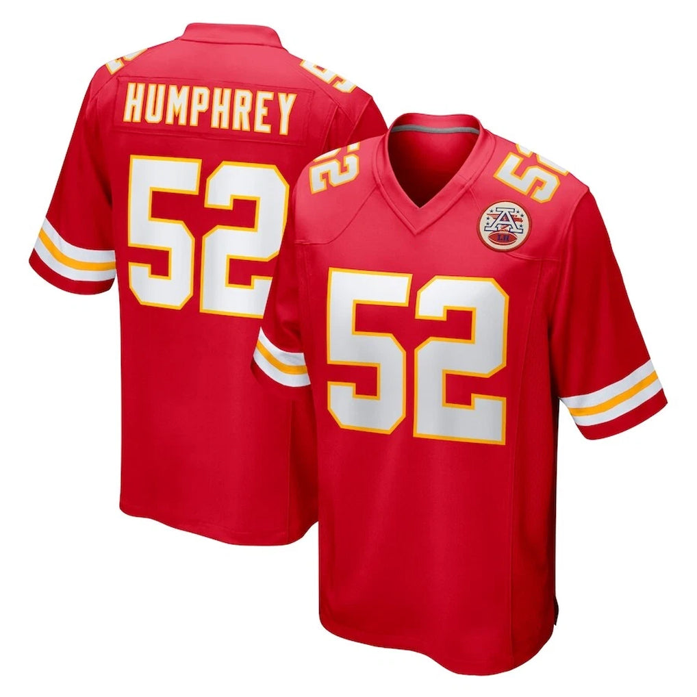 tocy KC.Chiefs #52 Creed Humphrey Player Red Home Game Stitched Jerseys