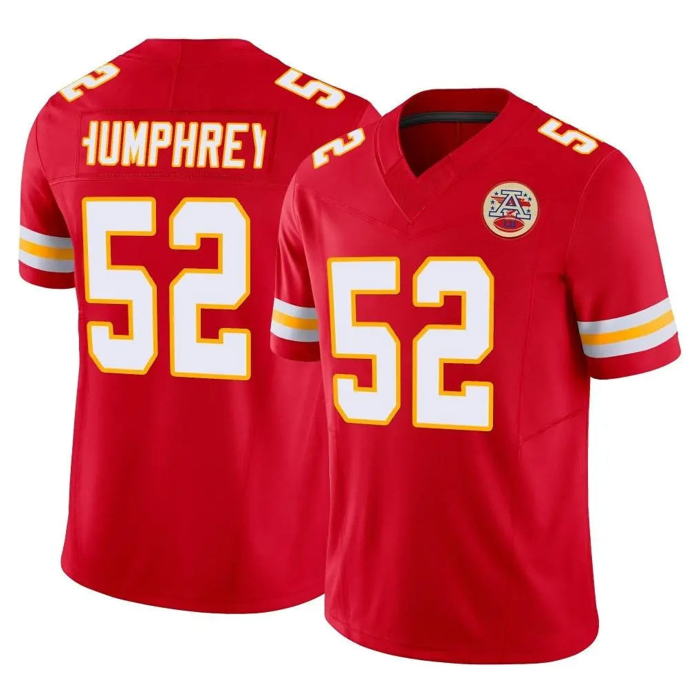 tocy KC.Chiefs #52 Creed Humphrey Player Red Limited Vapor F.U.S.E. Home Game Stitched Jerseys