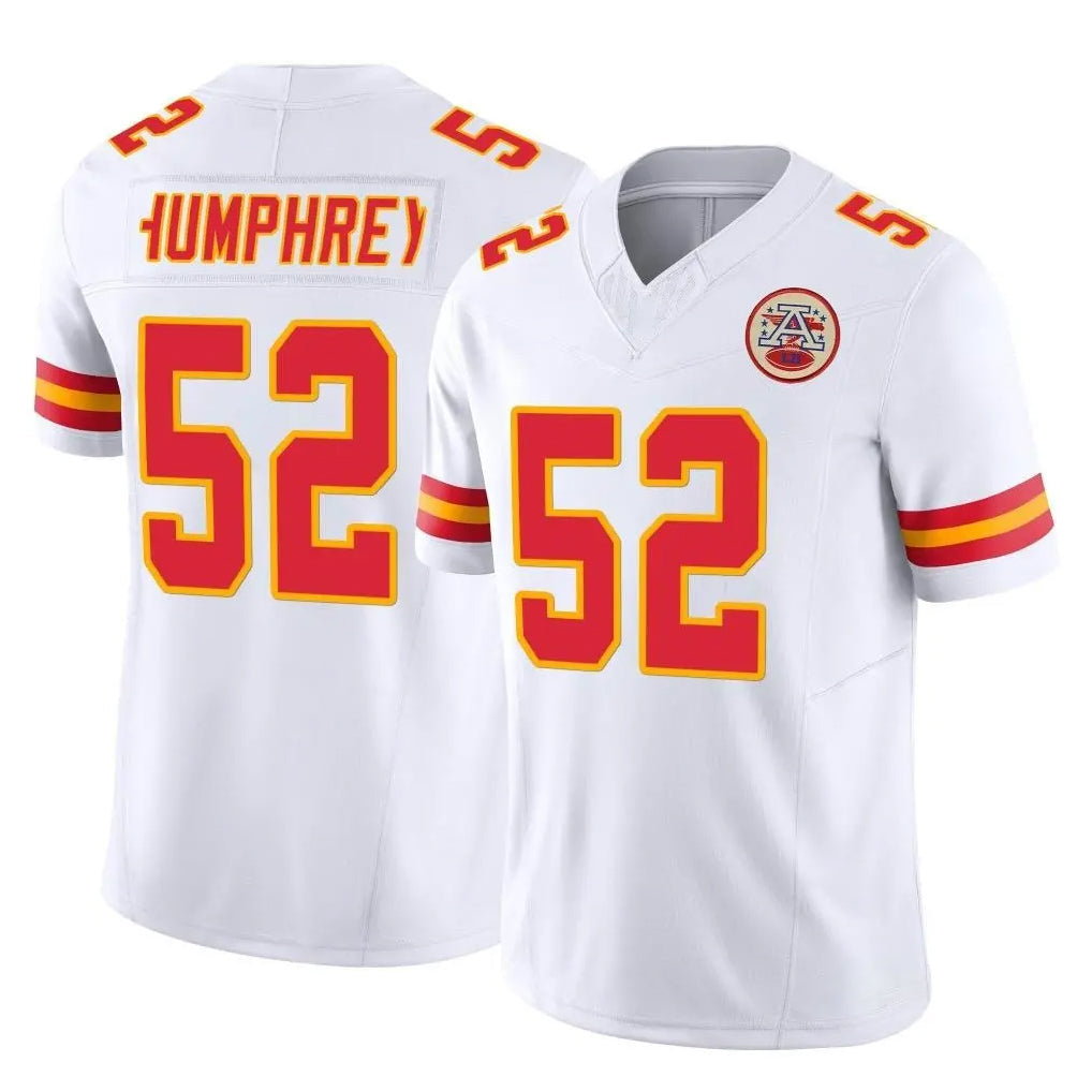 tocy KC.Chiefs #52 Creed Humphrey Player White Limited Vapor F.U.S.E. Home Game Stitched Jerseys