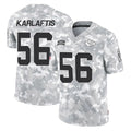 tocy KC.Chiefs #56 George Karlaftis Player Arctic Camo Salute To Service Limited Game Stitched Jerseys