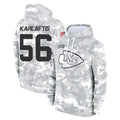 tocy KC.Chiefs #56 George Karlaftis Player Arctic Camo Salute to Service Hoodies Limited Game Stitched Jerseys