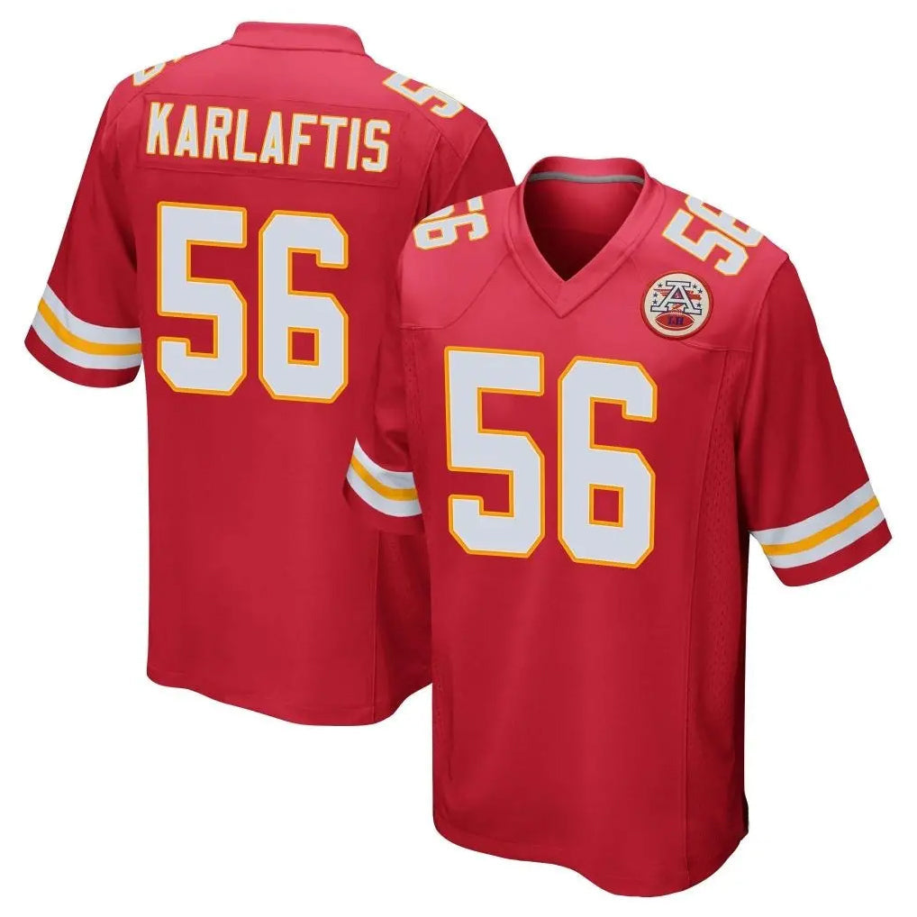 tocy KC.Chiefs #56 George Karlaftis Player Red Home Game Stitched Jerseys