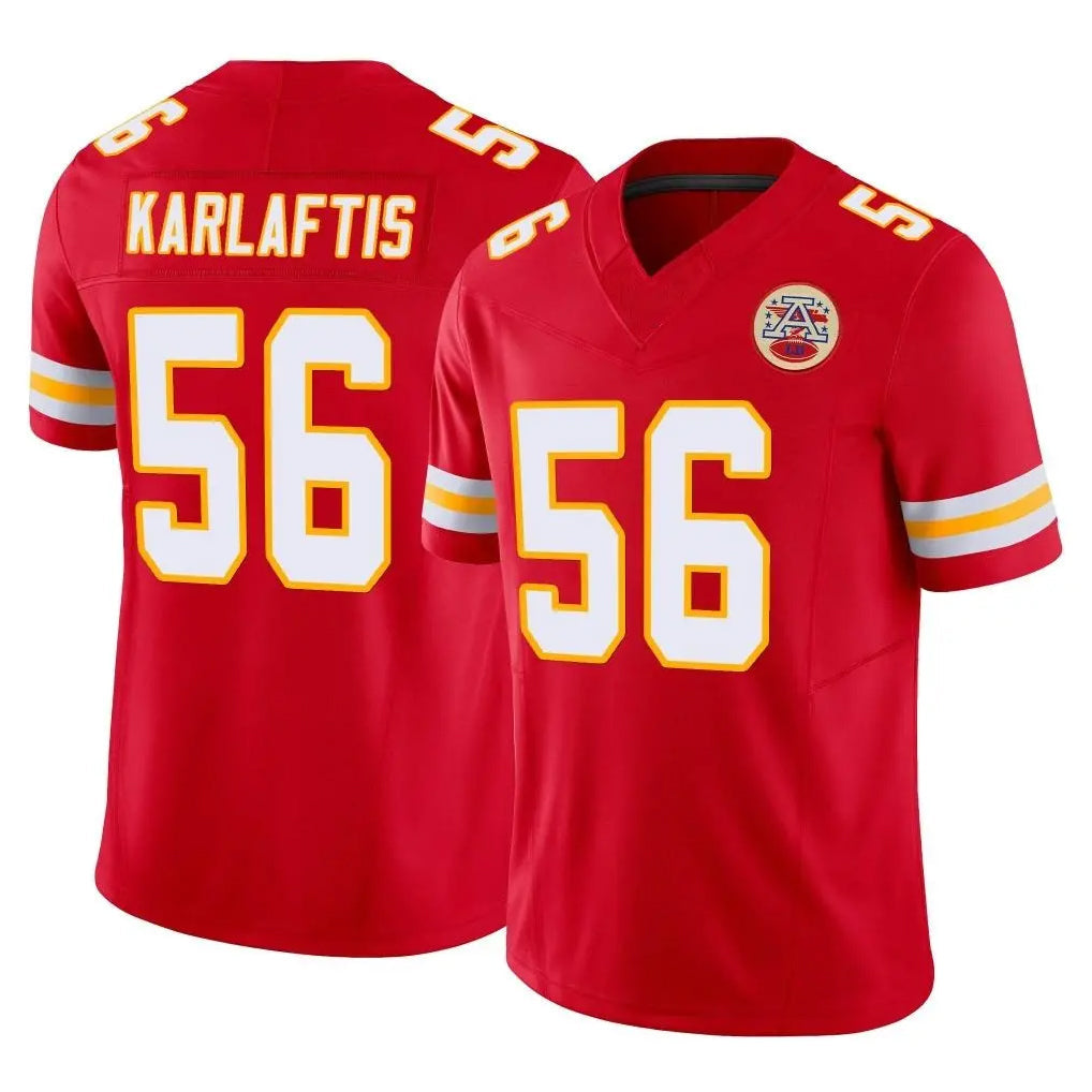 tocy KC.Chiefs #56 George Karlaftis Player Red Limited Vapor F.U.S.E. Home Game Stitched Jerseys