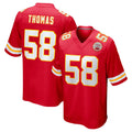 tocy KC.Chiefs #58 Derrick Thomas Player Red Home Game Stitched Jerseys