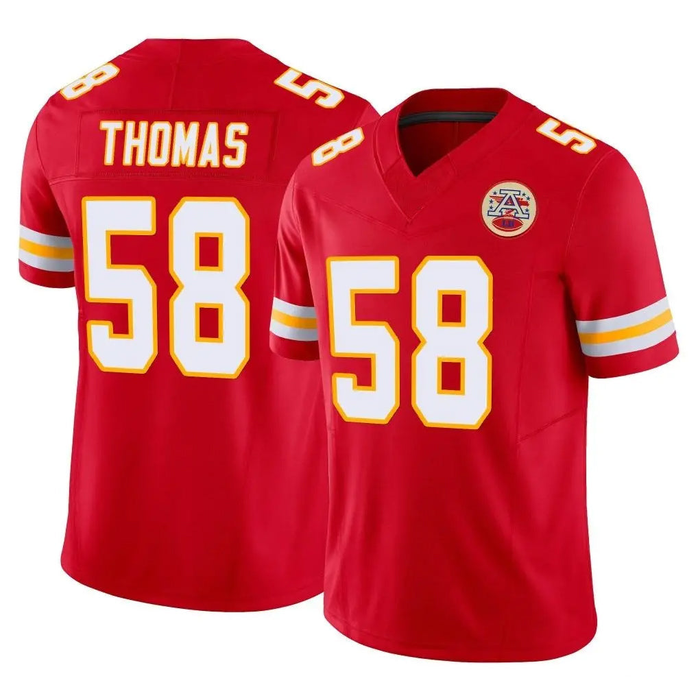 tocy KC.Chiefs #58 Derrick Thomas Player Red Limited Vapor F.U.S.E. Home Game Stitched Jerseys