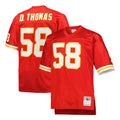 tocy KC.Chiefs #58 Derrick Thomas Player Red Mitchell & Ness 1994 Throwback Retired Stitched Jerseys