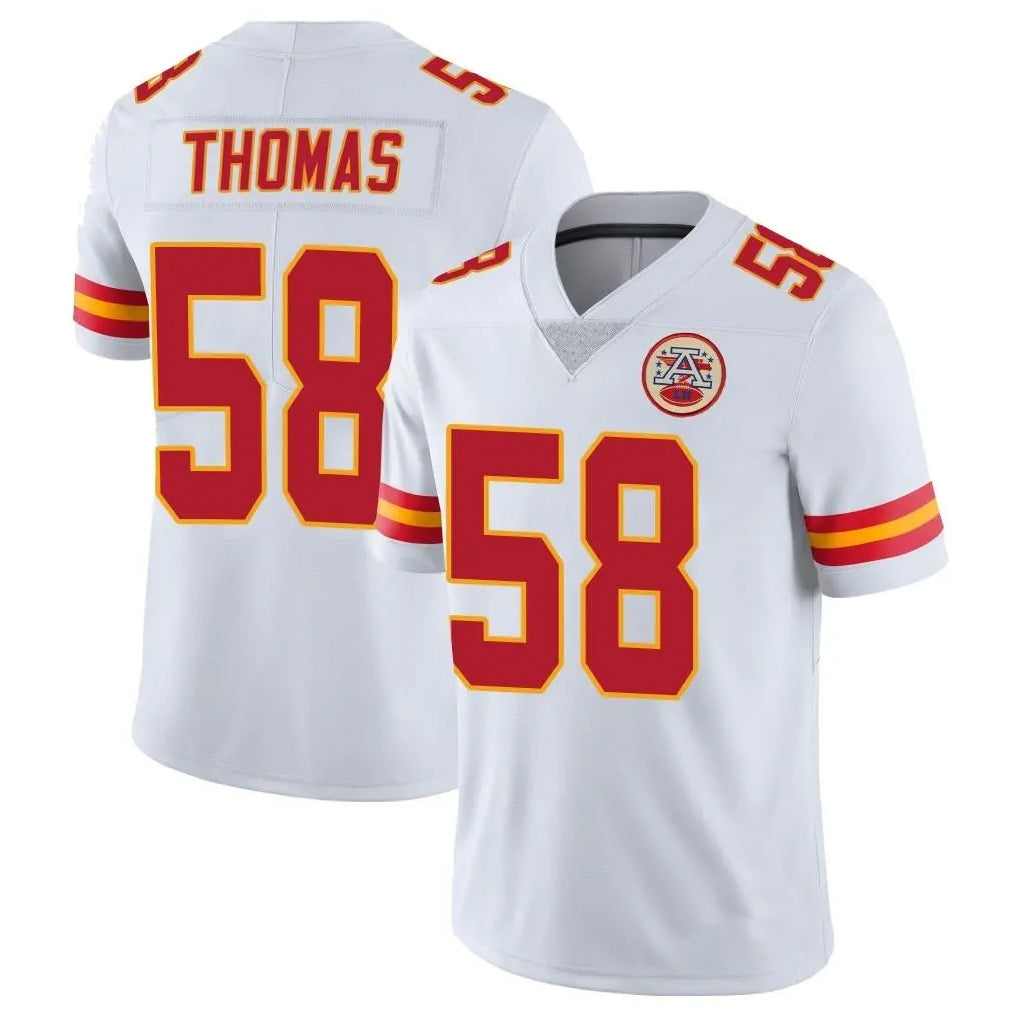 tocy KC.Chiefs #58 Derrick Thomas Player White Limited Vapor Untouchable Home Game Stitched Jerseys
