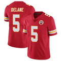 tocy KC.Chiefs #5 Mansoor Delane Player Red Limited Vapor Untouchable Home Game Stitched Jerseys