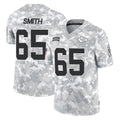 tocy KC.Chiefs #65 Trey Smith Player Arctic Camo Salute To Service Limited Game Stitched Jerseys