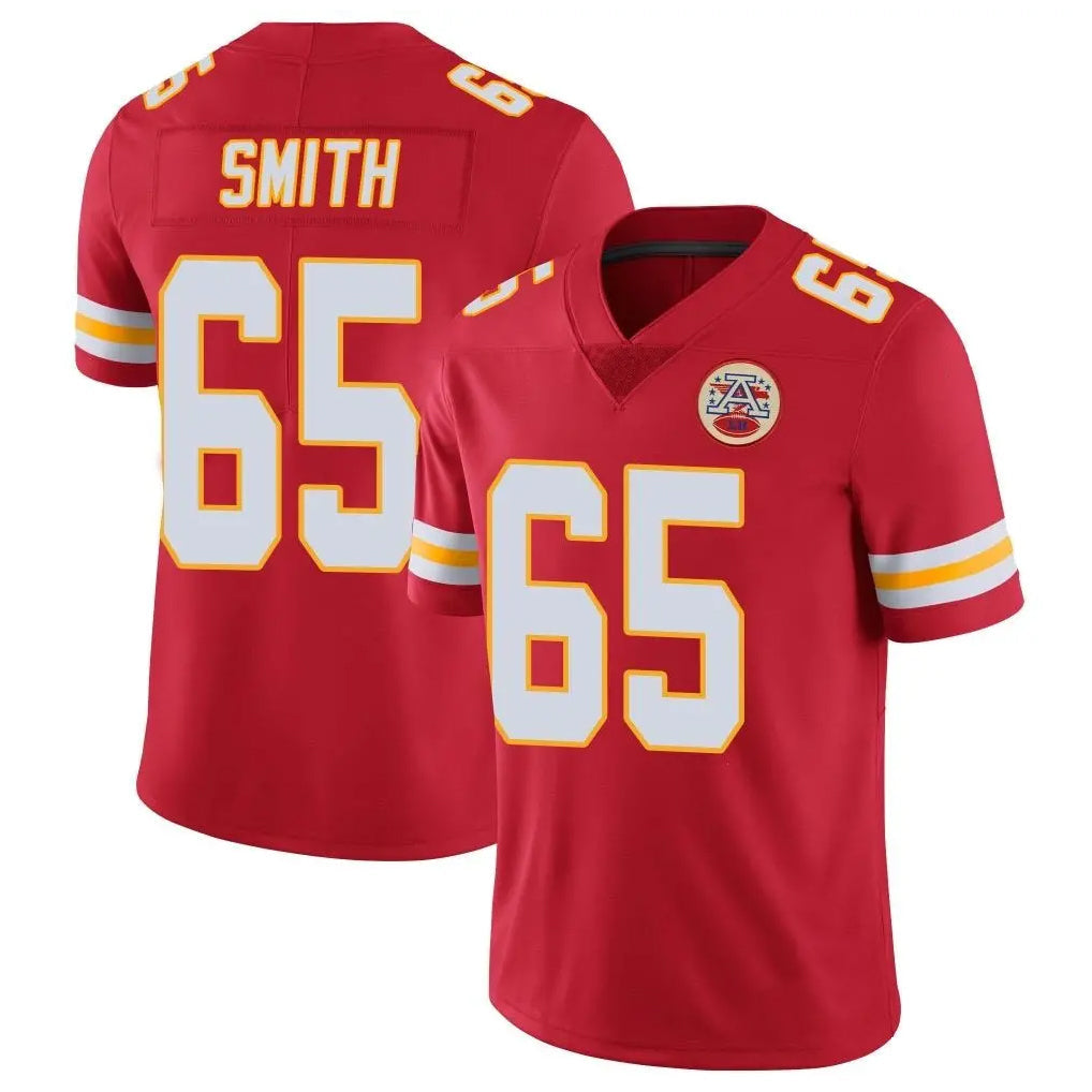 tocy KC.Chiefs #65 Trey Smithy Player Red Limited Vapor Untouchable Home Game Stitched Jerseys