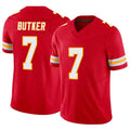 tocy KC.Chiefs #7 Harrison Butker Player Red Vapor F.U.S.E. Limited Stitched Jerseys
