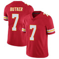 tocy KC.Chiefs #7 Harrison Butker Player Red Vapor Limited Stitched Jerseys