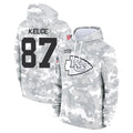 tocy KC.Chiefs #87 Travis Kelce Player Arctic Camo Salute to Service Hoodies Stitched Jerseys