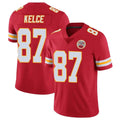 tocy KC.Chiefs #87 Travis Kelce Player Red Limited Vapor Untouchable Home Game Stitched Jerseys