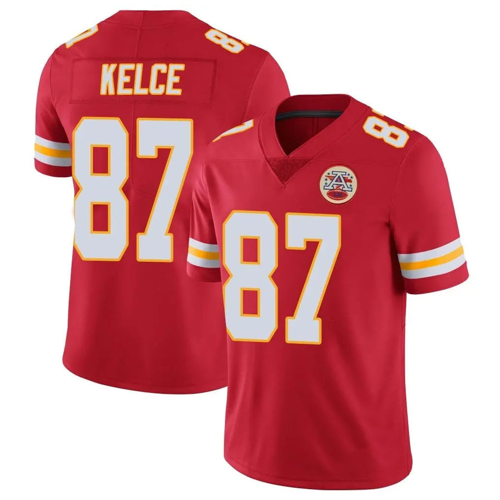 tocy KC.Chiefs #87 Travis Kelce Player Red Limited Vapor Untouchable Home Game Stitched Jerseys