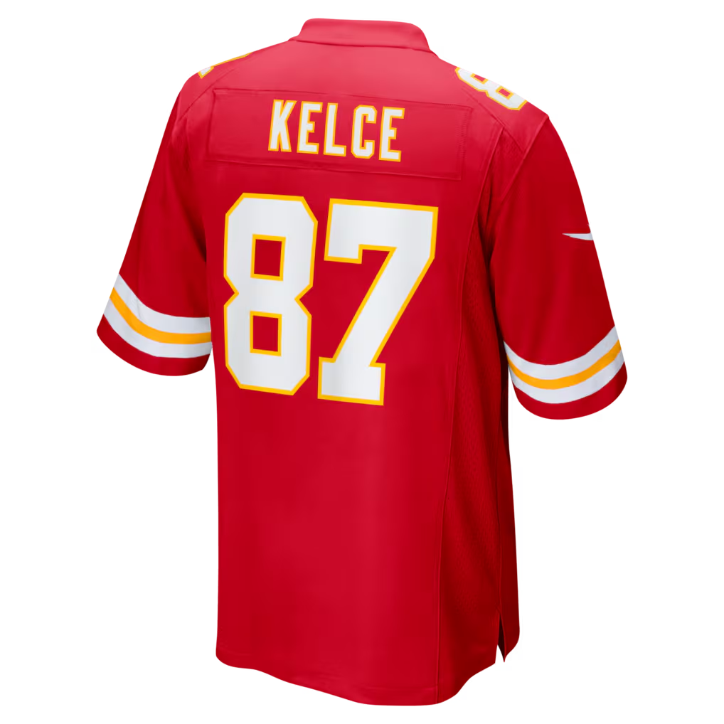tocy KC.Chiefs #87 Travis Kelce Red Game Stitched Jerseys