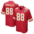 tocy KC.Chiefs #88 Tony Gonzalez Player Red Home Game Stitched Jerseys