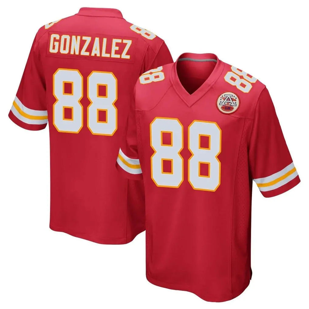 tocy KC.Chiefs #88 Tony Gonzalez Player Red Home Game Stitched Jerseys