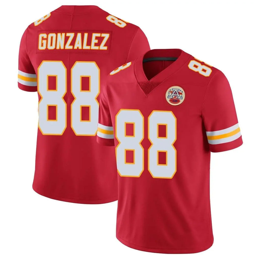 tocy KC.Chiefs #88 Tony Gonzalez Player Red Limited Vapor Untouchable Home Game Stitched Jerseys