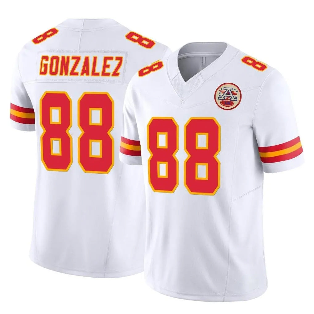 tocy KC.Chiefs #88 Tony Gonzalez Player White Limited Vapor F.U.S.E. Home Game Stitched Jerseys