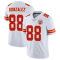 tocy KC.Chiefs #88 Tony Gonzalez Player White Limited Vapor Untouchable Home Game Stitched Jerseys
