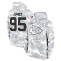 tocy KC.Chiefs #95 Chris Jones Player Arctic Camo Salute to Service Hoodies Limited Game Stitched Jerseys