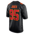tocy KC.Chiefs #95 Chris Jones Player Black Fashion Game Stitched Jerseys