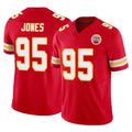 tocy KC.Chiefs #95 Chris Jones Player Red Limited Vapor F.U.S.E. Home Game Stitched Jerseys
