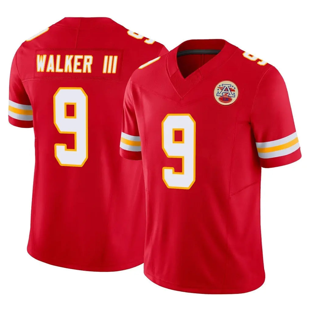 tocy KC.Chiefs #9 Kenneth Walker III Player Red Limited Vapor F.U.S.E. Home Game Stitched Jerseys