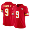 tocy KC.Chiefs #9 Kenneth Walker III Player Red Limited Vapor F.U.S.E. Home Game Stitched Jerseys
