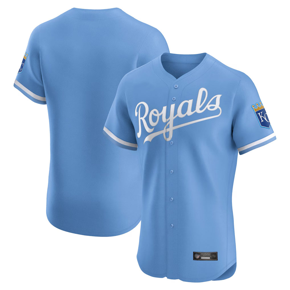 tocy KC.Royals Light Blue Alt Limited Elite Blank Player Stitched Jerseys