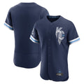 tocy KC.Royals Navy City Connect Limited Elite Home Blank Player Stitched Jerseys