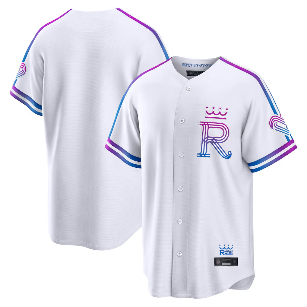 tocy KC.Royals White 2026 City Connect Limited Home Blank Player Stitched Jerseys