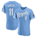 tocy KC.Royals #11 Maikel Garcia Player Light Blue Alt Limited Elite Home Stitched Jerseys